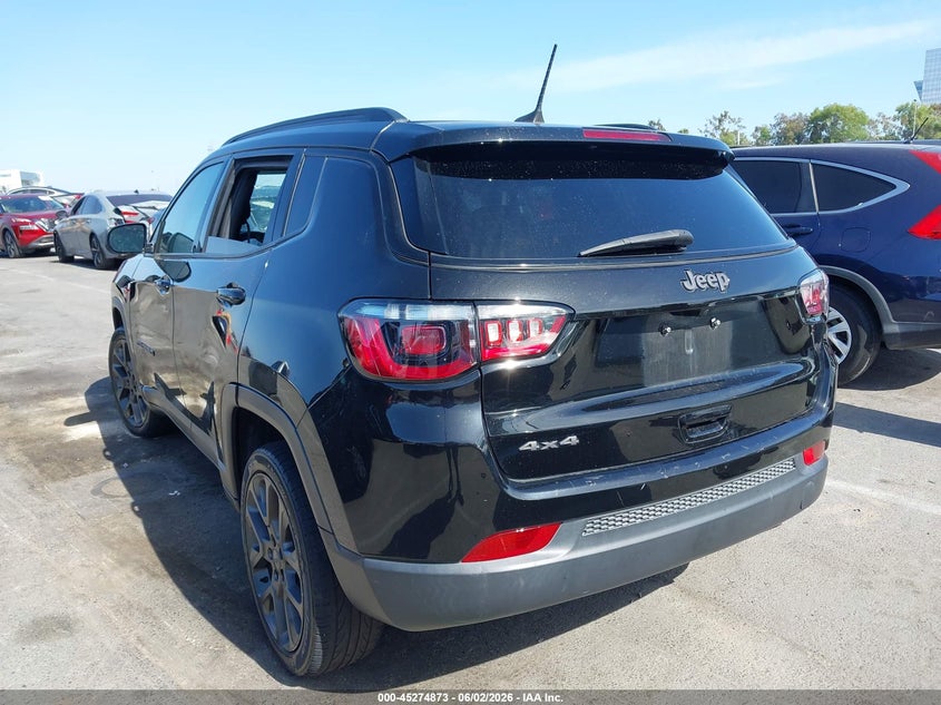Vin: 3c4njdeb6mt592954, lot: 45772697, jeep compass 80th anniversary 20213