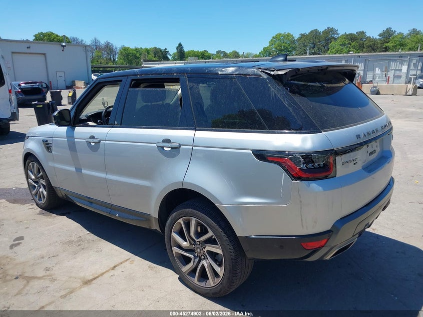 2021 Land Rover Range Rover Sport Hse Silver Edition Mhev VIN: SALWR2SUXMA796194 Lot: 45274903