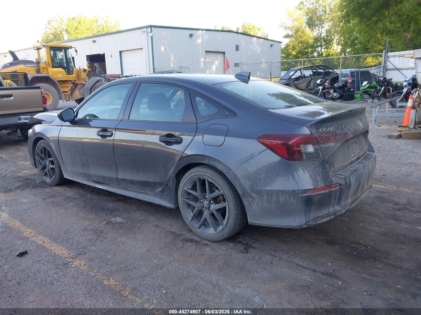 Vin: 2hgfe2f54sh506926, lot: 45772731, honda civic sport 20253