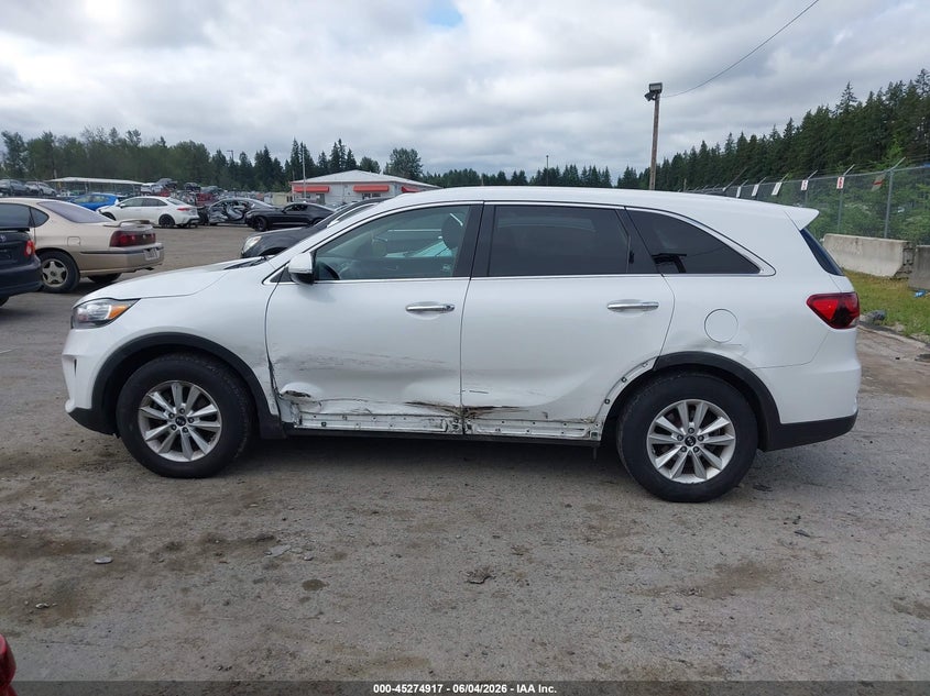 2019 Kia Sorento 3.3L Lx VIN: 5XYPGDA54KG472694 Lot: 45274917