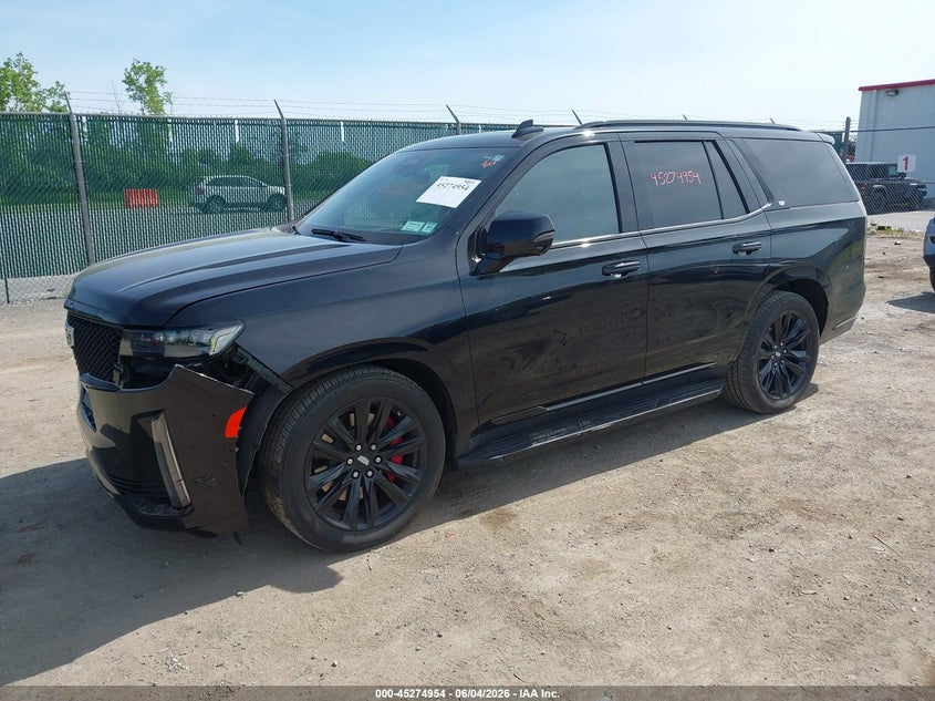 Vin: 1gys4fkl1nr318715, lot: 45772778, cadillac escalade 4wd sport 20222
