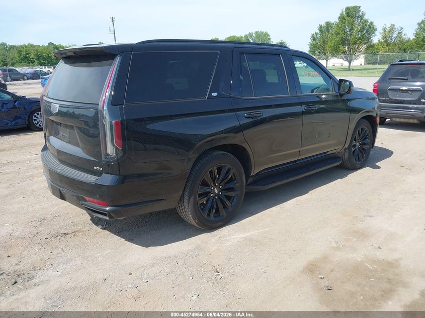 Vin: 1gys4fkl1nr318715, lot: 45772778, cadillac escalade 4wd sport 20224