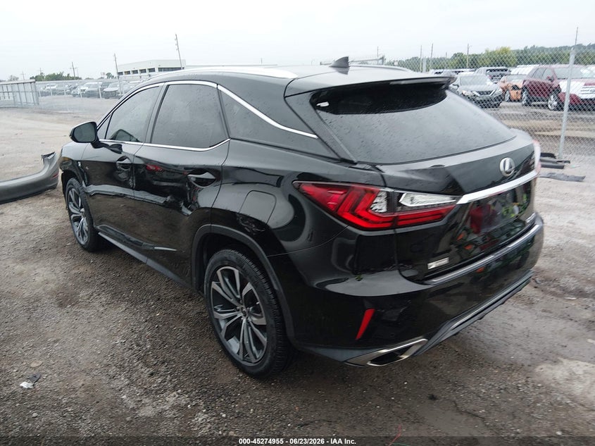 Vin: 2t2bzmcaxgc028314, lot: 45772779, lexus rx 350 f sport 20163