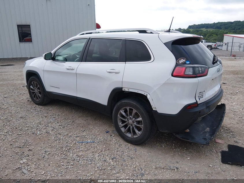 Vin: 1c4pjmlb8kd395718, lot: 45772787, jeep cherokee latitude plus 4x4 20193