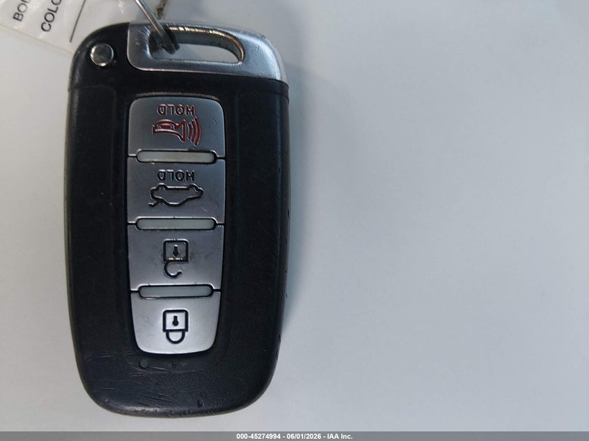 HYUNDAI SONATA 2013 VIN 5NPEC4AC4DH762754