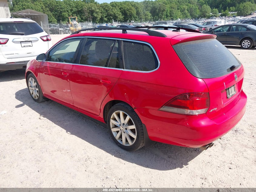 Vin: 3vwpl7aj2em609095, lot: 45772823, volkswagen jetta sportwagen 2.0l tdi 20143