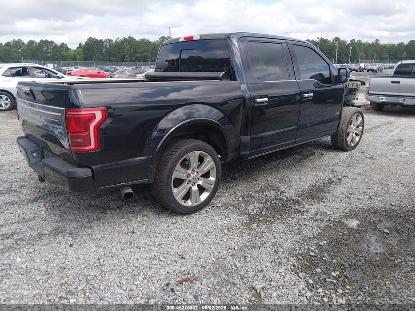 Vin: 1ftew1eg1gfd37185, lot: 45772826, ford f-150 limited 20164