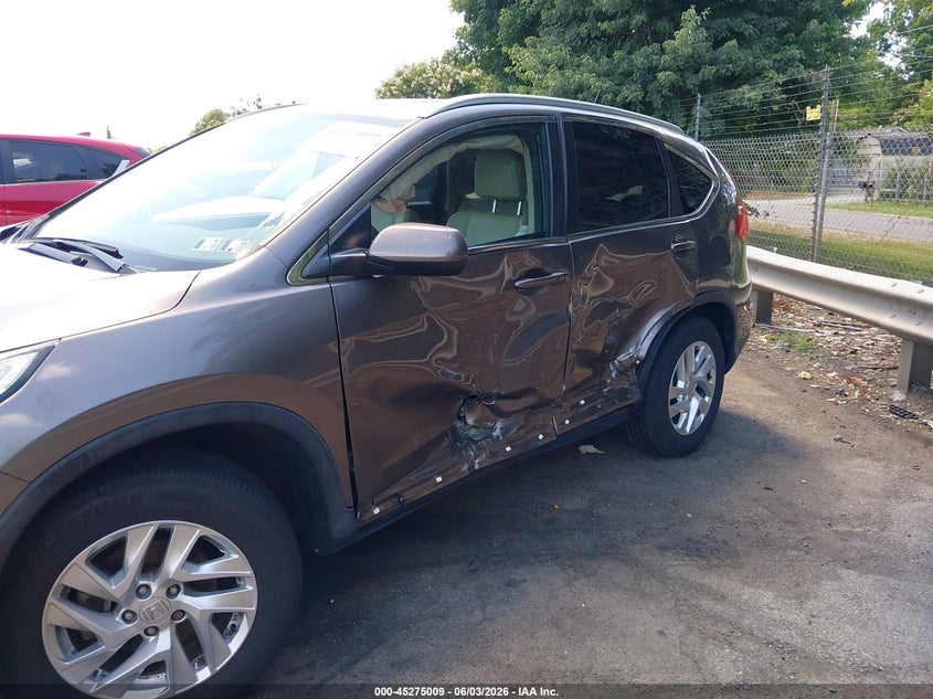 2015 Honda Cr-V Ex-L VIN: 5J6RM4H72FL045608 Lot: 45275009