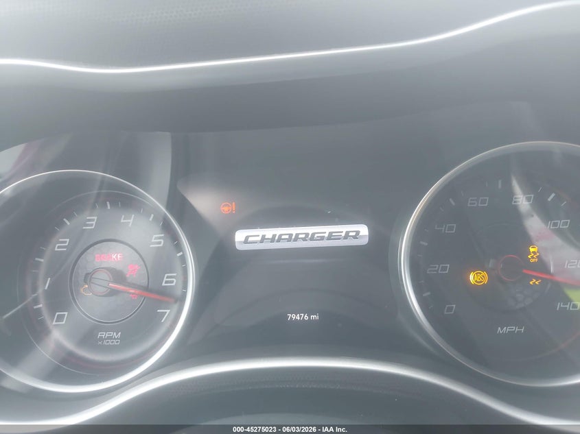 2015 DODGE CHARGER auction photo 7