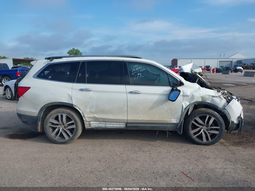 2017 Honda Pilot Touring VIN: 5FNYF5H96HB033650 Lot: 45275066