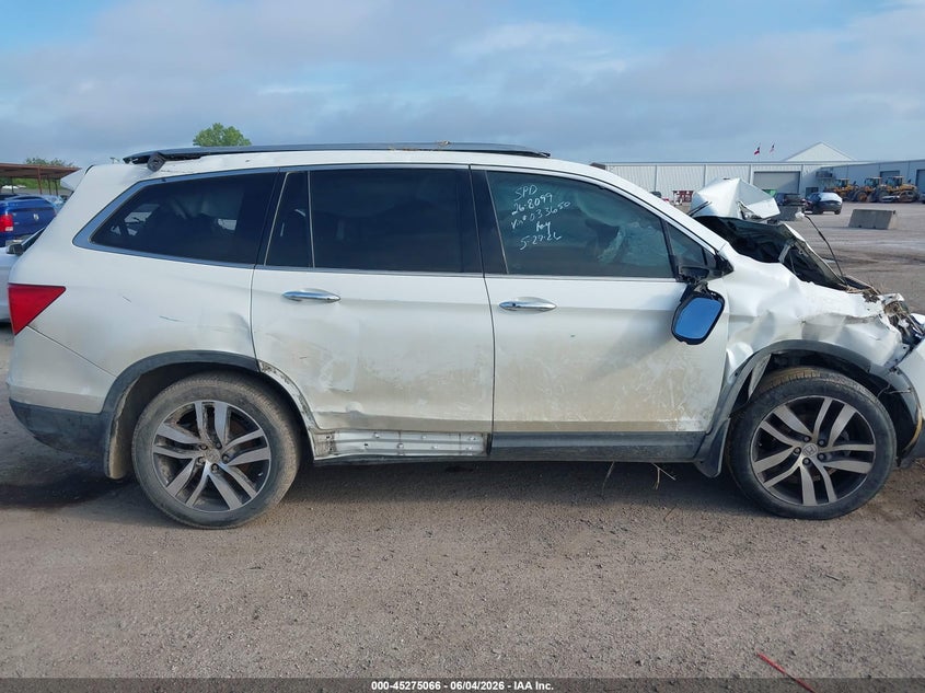 2017 Honda Pilot Touring VIN: 5FNYF5H96HB033650 Lot: 45275066