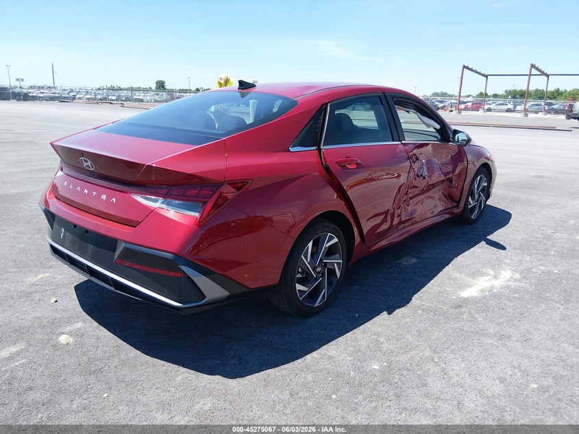 Vin: kmhls4dg5su985909, lot: 45772891, hyundai elantra sel convenience 20254