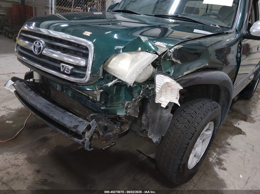 2001 Toyota Tundra Sr5 V8 VIN: 5TBBT441X1S126741 Lot: 45275070