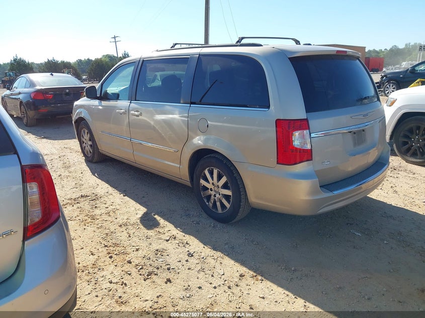 Vin: 2c4rc1bg8er274994, lot: 45772901, chrysler town & country touring 20143