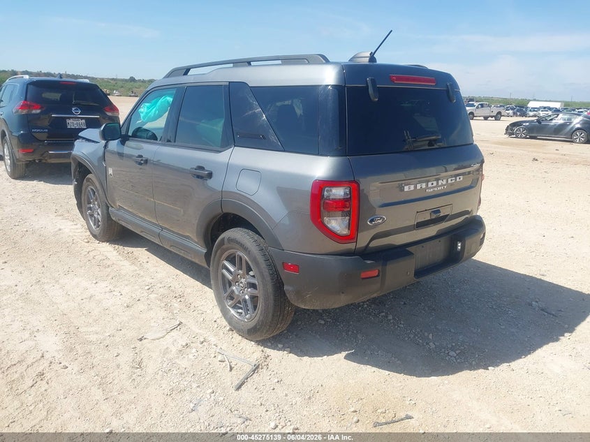 Vin: 3fmcr9bn8sre22533, lot: 45772963, ford bronco sport big bend 20253