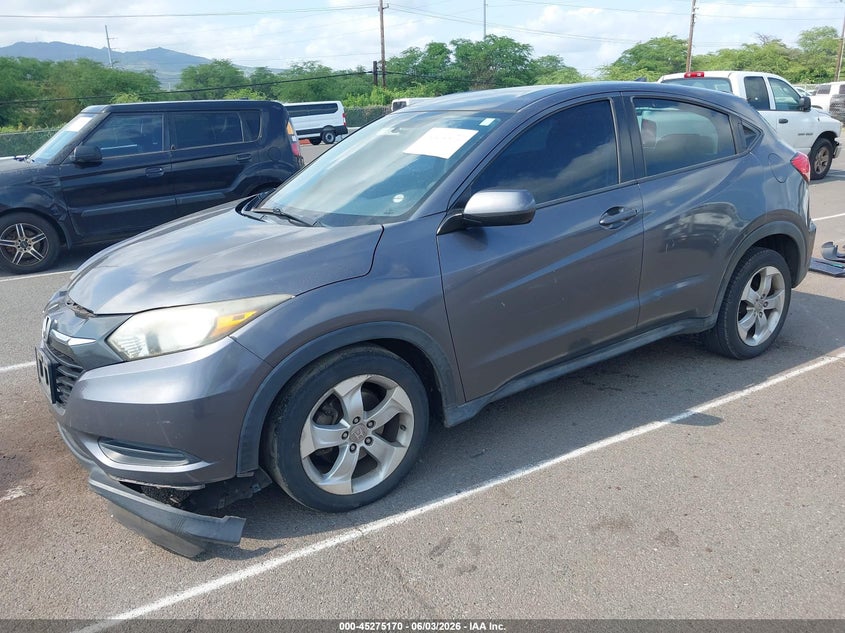 Vin: 3czru5h31gm744635, lot: 45772995, honda hr-v lx 20162