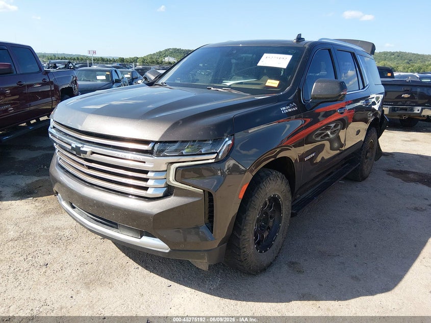 Vin: 1gnsktkl3mr157350, lot: 45773016, chevrolet tahoe 4wd high country 20212