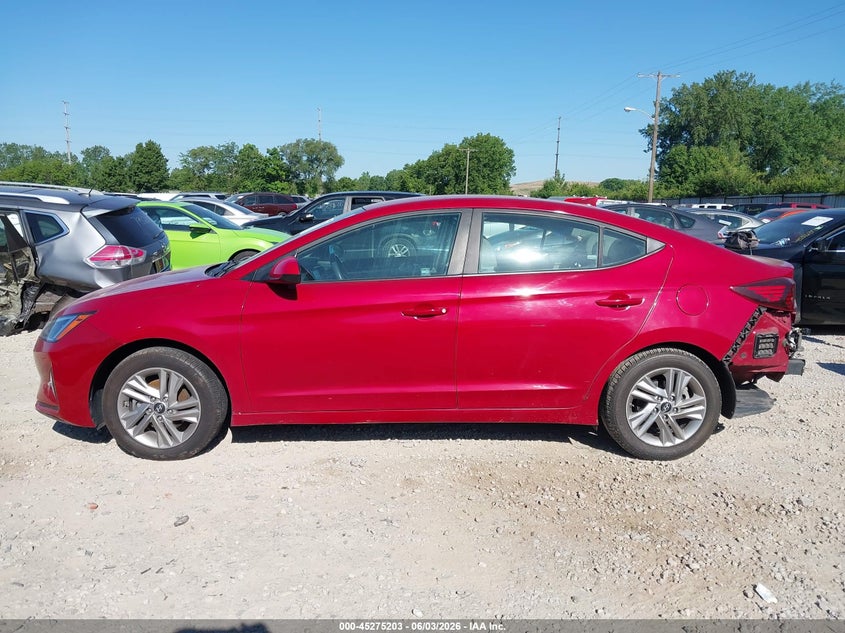 2019 Hyundai Elantra Sel VIN: KMHD84LF1KU772595 Lot: 45275203