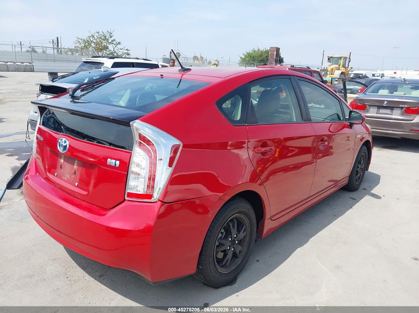 Vin: jtdkn3du0e1757829, lot: 45773030, toyota prius four 20144