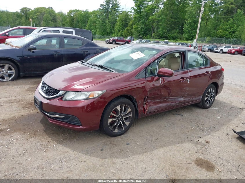 2014 Honda Civic Ex 2HGFB2F87EH536574 photo 1