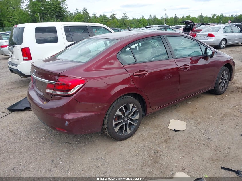 2014 HONDA CIVIC SEDAN 1.8L I-4 VVT, 143HP