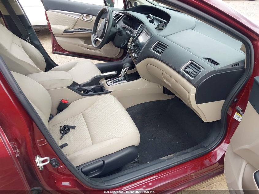 2014 HONDA CIVIC SEDAN 1.8L I-4 VVT, 143HP