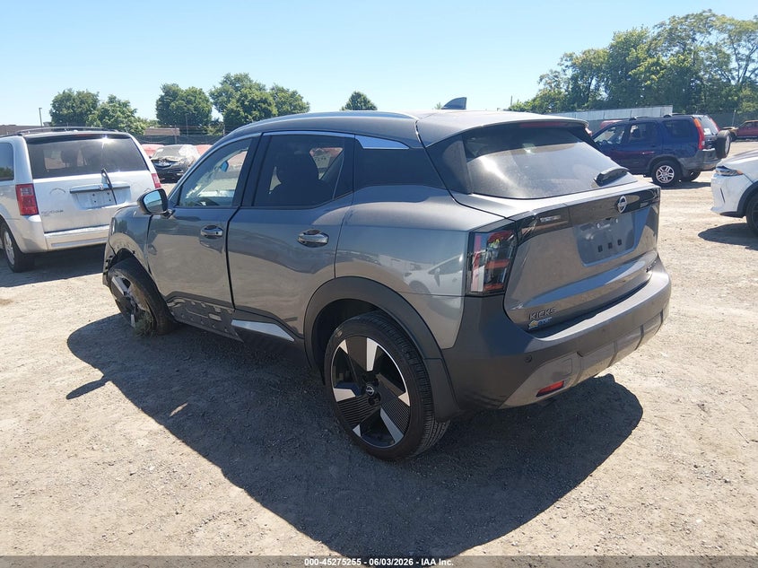 Vin: 3n8ap6dd0sl339335, lot: 45773079, nissan kicks sr intelligent awd 20253