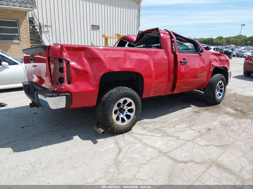 Vin: 1gcnkpea7dz266191, lot: 45773145, chevrolet silverado 1500 work truck 20134