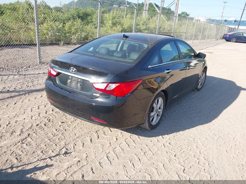 2011 Hyundai Sonata 2.4 Limited black Lot 111045275329 Vin 5NPEC4AC0BH085389