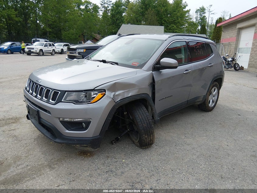 Vin: 3c4njdbb0kt734085, lot: 45773171, jeep compass latitude 4x4 20192