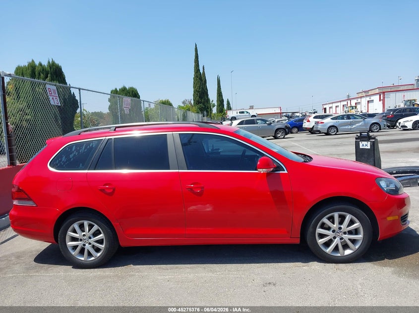2014 Volkswagen Jetta Sportwagen 2.5L Se VIN: 3VWPP7AJ1EM605365 Lot: 45275376