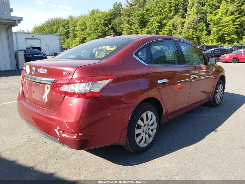 Vin: 3n1ab7ap1fy261738, lot: 45773217, nissan sentra fe+ s/s/sl/sr/sv 20154
