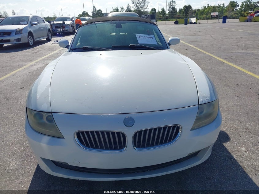 2007 BMW Z4 3.0Si VIN: 4USBU53577LX03163 Lot: 45275400
