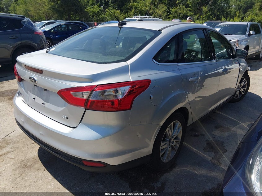 2012 Ford Focus 2.0 Sel silver Lot 111045275403 Vin 1FAHP3H29CL397724