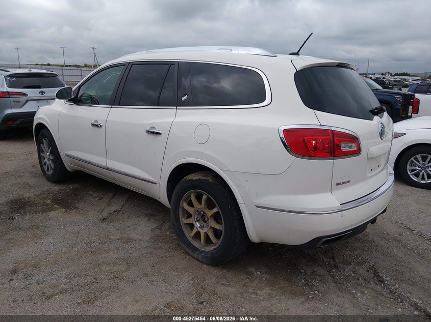 Vin: 5gakvbkd0ej315180, lot: 45773278, buick enclave leather 20143
