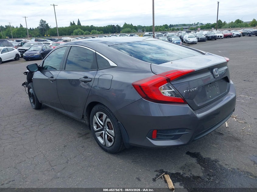 Vin: 2hgfc2f56gh556790, lot: 45773299, honda civic lx 20163