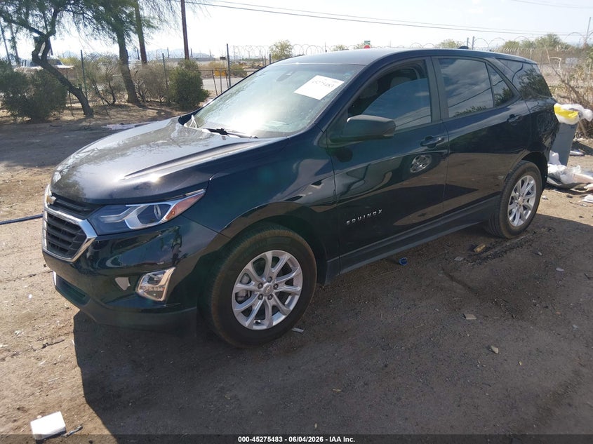 Vin: 3gnaxhev3ms134462, lot: 45773307, chevrolet equinox fwd ls 20212