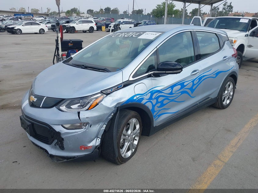 Vin: 1g1fw6s09h4185722, lot: 45773350, chevrolet bolt ev lt 20172