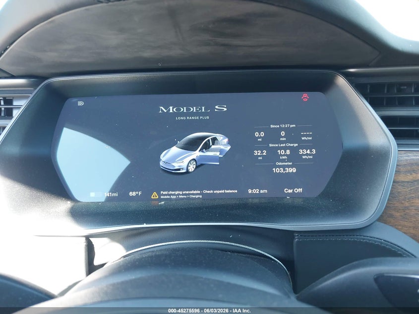 2020 Tesla Model S Long Range Dual Motor All-Wheel Drive/Long Range Plus Dual Motor All-Wheel Drive VIN: 5YJSA1E26LF385396 Lot: 45275596