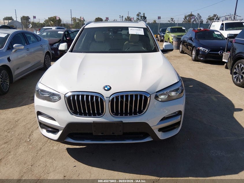2019 BMW X3 Sdrive30I VIN: 5UXTR7C52KLE96926 Lot: 45275603
