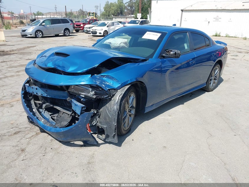 Vin: 2c3cdxmg3mh536013, lot: 45773430, dodge charger gt awd 20212