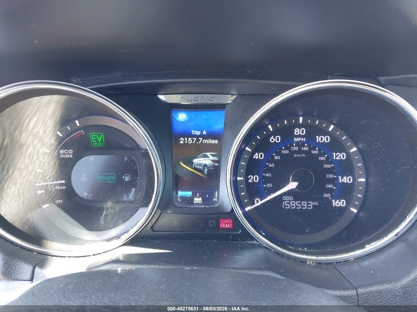 2013 Hyundai Sonata Hybrid Limited VIN: KMHEC4A46DA085508 Lot: 45275631