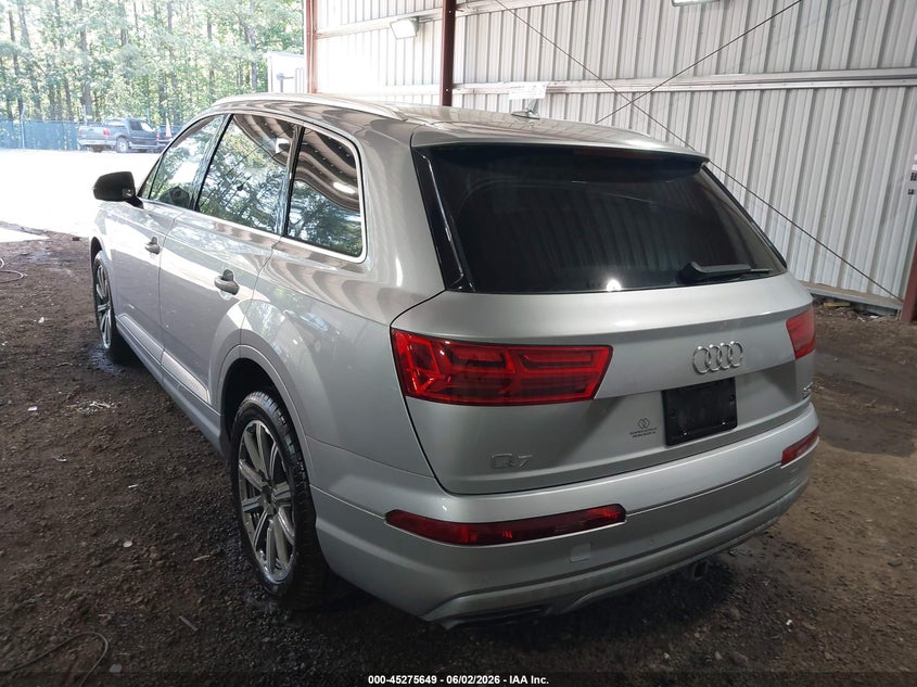 Vin: wa1vaaf77jd014818, lot: 45773473, audi q7 3.0t premium 20183