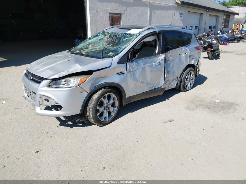 Vin: 1fmcu9j92eud13081, lot: 45773496, ford escape titanium 20142