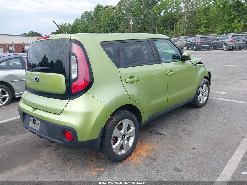 Vin: kndjn2a22j7888082, lot: 45773499, kia soul 20184