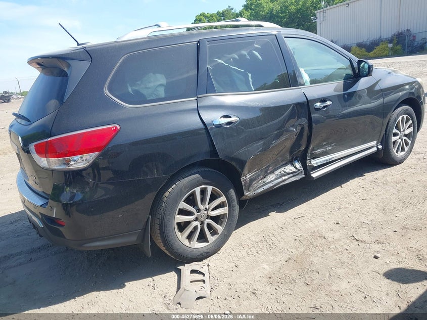 Vin: 5n1ar2mm0fc671187, lot: 45773519, nissan pathfinder sl 20154