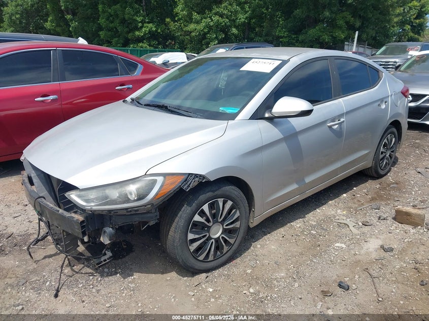 Vin: kmhd74lf4hu073232, lot: 45773535, hyundai elantra se 20172