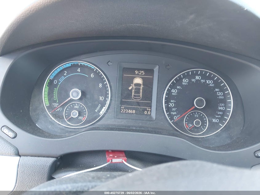 2013 VOLKSWAGEN JETTA HYBRID auction photo 7