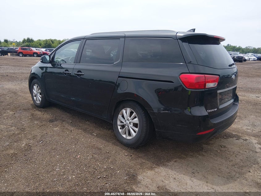 Vin: kndmb5c10f6024088, lot: 45773569, kia sedona lx 20153