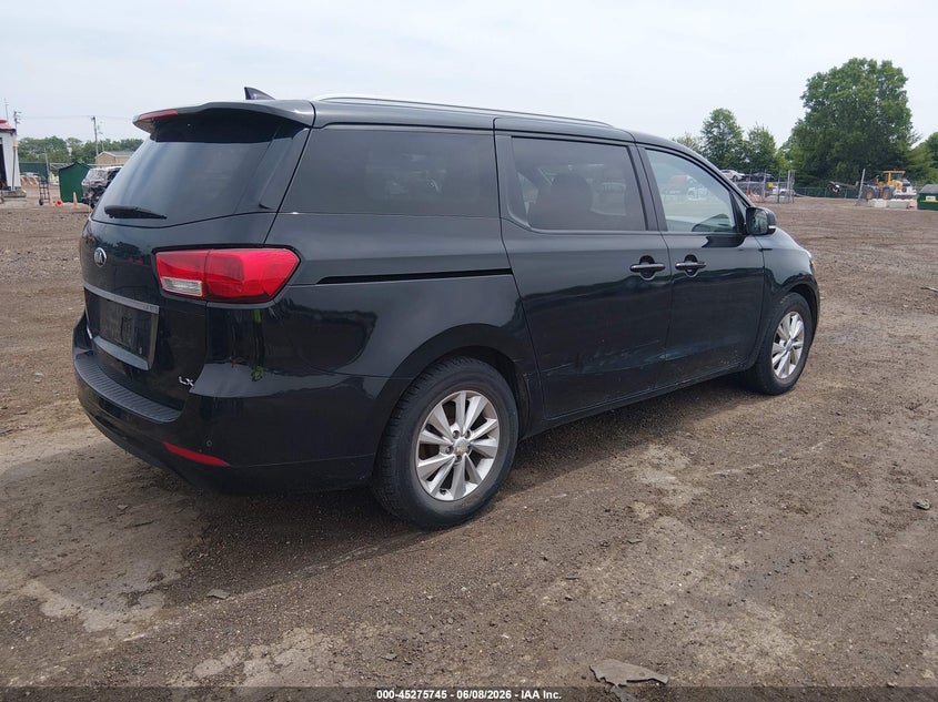 Vin: kndmb5c10f6024088, lot: 45773569, kia sedona lx 20154